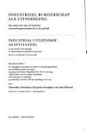 Cover for Industrieel burgerschap als uitnodiging
