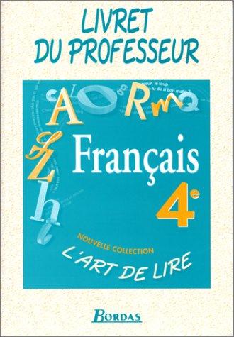 Cover for Livret du professeur, français