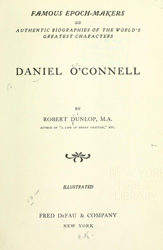 Cover for Daniel O'Connell.