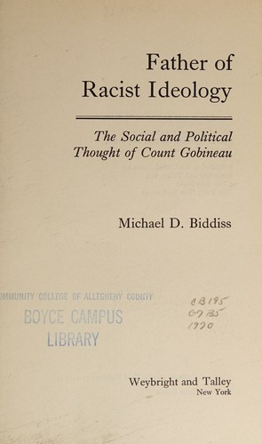 Cover for Father of racist ideology