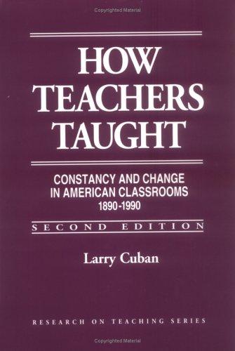 Cover for How teachers taught