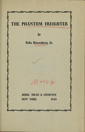 Cover for The phantom freighter