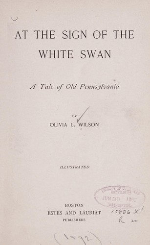 Cover for At the sign of the White Swan