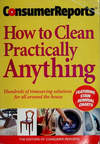 Cover for How to clean practically anything
