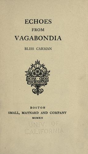 Cover for Echoes from Vagabondia