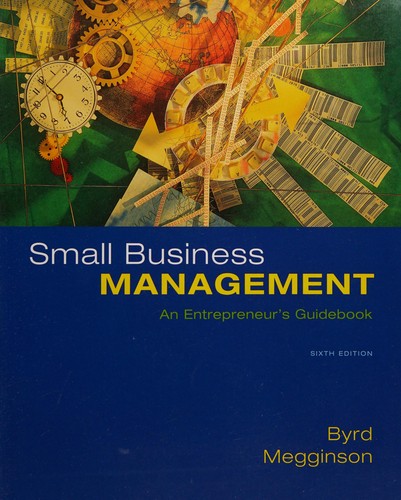 Cover for Small business management