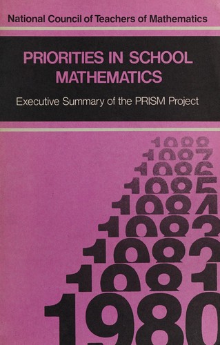 Cover for Priorities in school mathematics