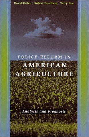 Cover for Policy Reform in American Agriculture