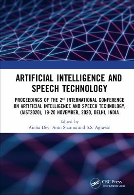 Cover for Artificial Intelligence and Speech Technology