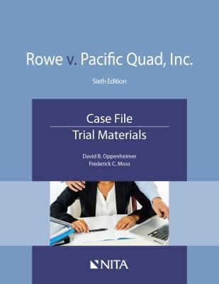 Cover for Rowe V. Pacific Quad, Inc