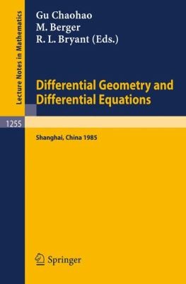 Cover for Differential Geometry and Differential Equations
            
                Lecture Notes in Mathematics