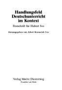 Cover for Handlungsfeld Deutschunterricht im Kontext