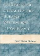 Cover for Foundations of ethical practice, research, and teaching in psychology