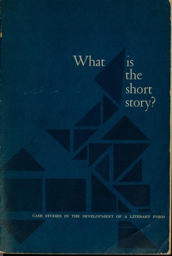 Cover for What is the short story?