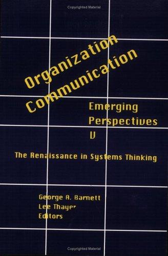 Cover for Organization-Communication: Emerging Perspectives, Volume 5