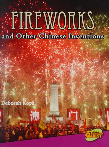 Cover for Fireworks and other Chinese invenstions