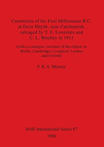 Cover for Cemeteries of the first millennium B.C. at Deve Hüyük