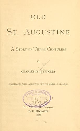 Cover for Old St. Augustine