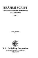 Cover for Brahmi Script Development in North Western India and Central Asia