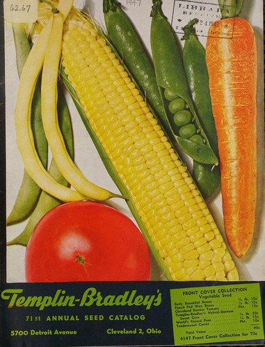 Cover for Templin-Bradley's 71st annual seed catalog