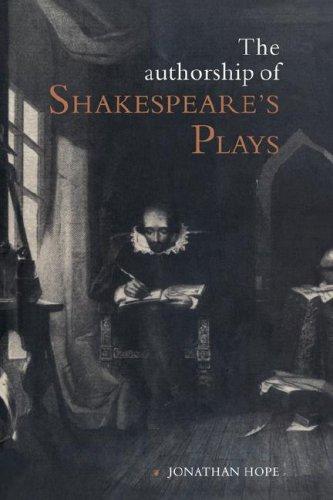 Cover for The Authorship of Shakespeare's Plays
