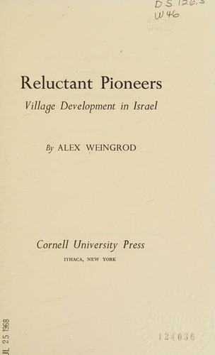 Cover for Reluctant pioneers