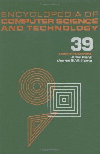 Cover for Encyclopedia of Computer Science and Technology (Encyclopedia of Computer Science) (Encyclopedia of Computer Science and Technology)
