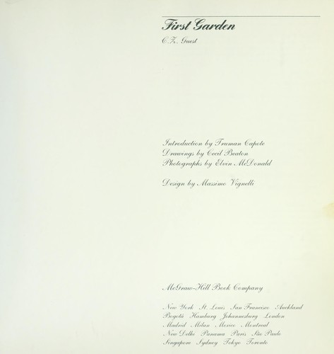 Cover for First garden