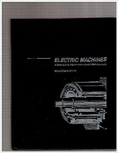Cover for Solutions manual, electric machines