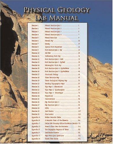 Cover for Physical Geology Lab Manual