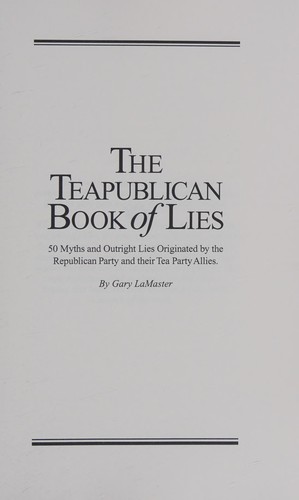 Cover for The Teapublican book of lies