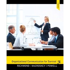 Cover for Organizational Communication for Survival 5th Ed.