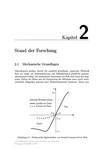 Cover for Mechanisches Verhalten von Fichtenholz