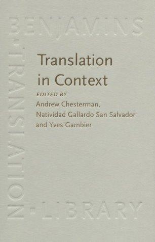 Cover for Translation in Context