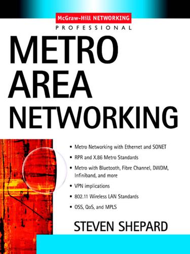 Cover for Metro Area Networking