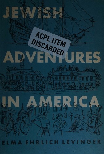 Cover for Jewish adventures in America