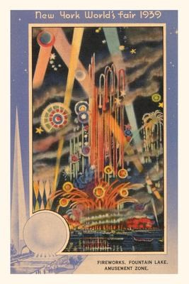 Cover for Vintage Journal Fireworks, New York World's Fair 1939