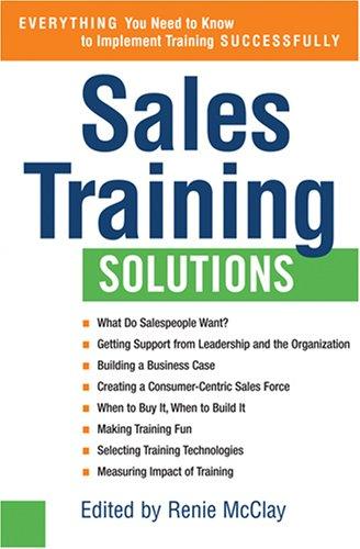 Cover for Sales Training Solutions