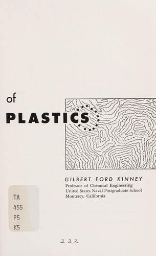 Cover for Engineering properties and applications of plastics.