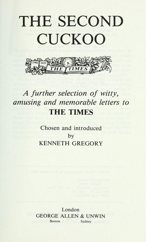 Cover for The Second cuckoo