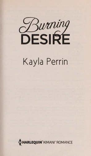 Cover for Burning desire