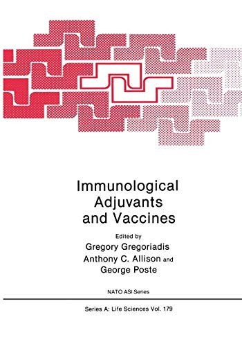 Cover for Immunological Adjuvants and Vaccines