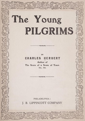 Cover for The young pilgrims