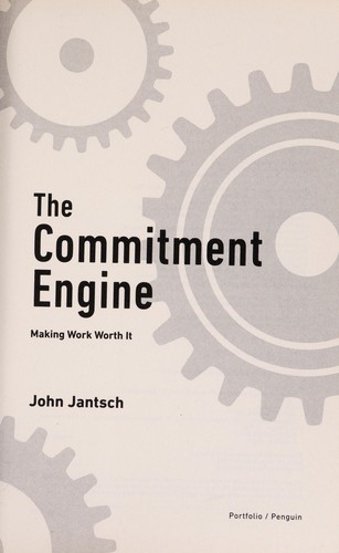 Cover for The commitment engine