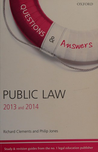 Cover for Q and a Revision Guide Public Law 2013 And 2014