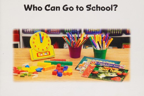 Cover for Who Can Go to School?