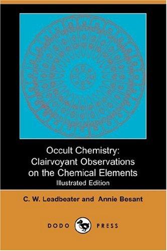Cover for Occult Chemistry