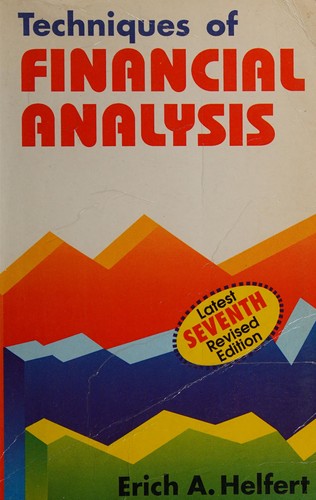 Cover for Techniques of financial analysis