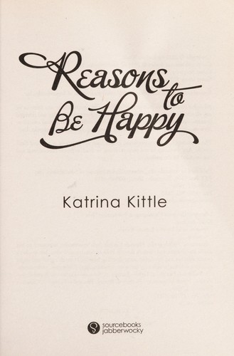 Cover for Reasons to be happy