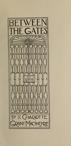 Cover for Between the gates